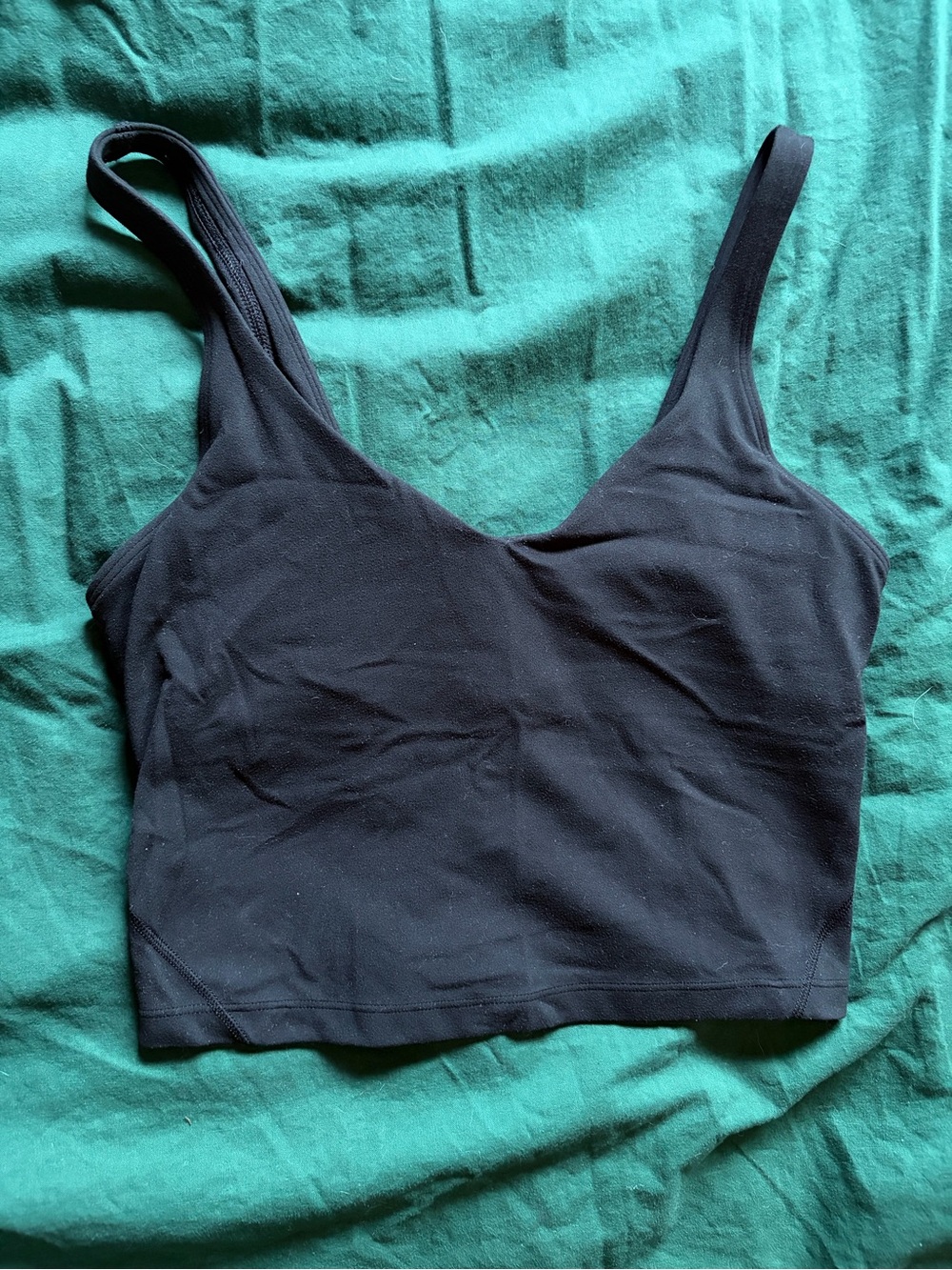 Women's Black Cropped Tank Top